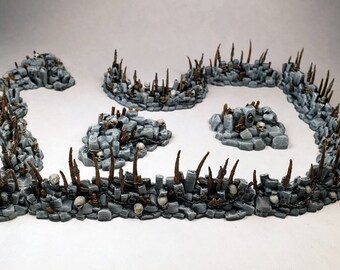 Pathfinder D/&D Kennel with a dog UNPAINTED - Miniature tabletop furniture dungeon decor 28mm Frostgrave