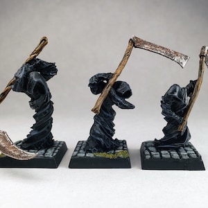 Harvester Wraiths / Reaper Metal Miniaturen / DnD Pathfinder Frostgrave Dungeons And Dragons D&D / Feypainting