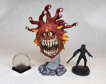 ペイントされたビホルダーのミニチュア / Nolzur's wizkids / DnD