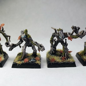 Twig Blight swamp plant monsters / Painted Reaper metal miniature / DnD Pathfinder Frostgrave Dungeons and Dragons D&D wargaming Feypainting