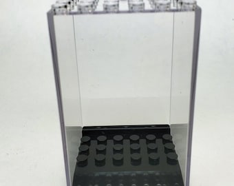 Stackable miniatures display building blocks box case / D&D DnD wargaming Pathfinder Frostgrave Wizkids Crystal display wedding favors
