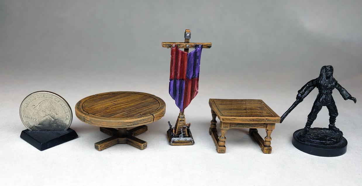 Guild Table Painted Thief Guild Furniture Tables Chairs Painted Tabletop Tiny ...