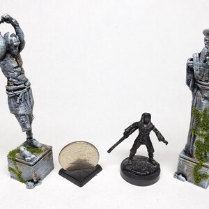 Painted Statue Mother, Father, Smith, Warrior, Maid, Crone, Wizard ...