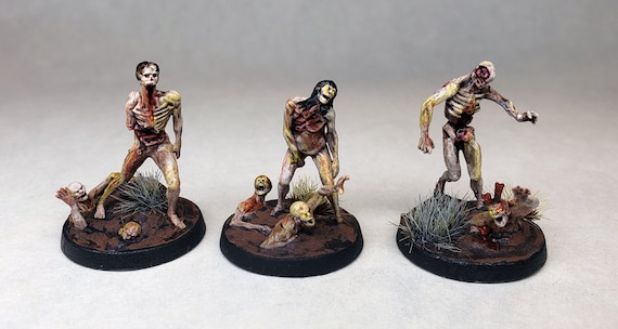 Painted Zombies and Undead Horde for D&D / Tabletop Monsters