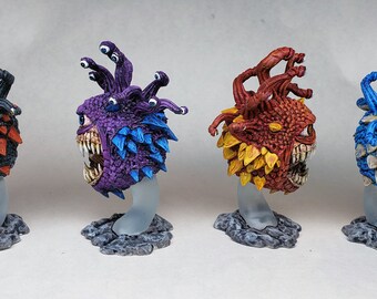 ペイントされたビホルダーのミニチュア / Nolzur's wizkids / DnD