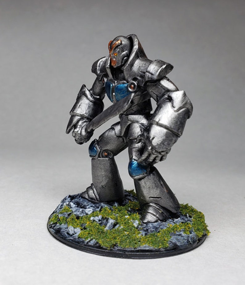 Painted Miniature Iron Golem / Dnd Pathfinder Frostgrave D&D - Etsy