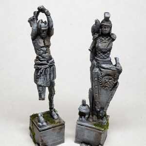Painted Statue Mother, Father, Smith, Warrior, Maid, Crone, Wizard ...