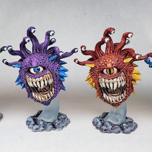 Painted Beholder miniature / Nolzur&#39;s wizkids / DnD wargaming Pathfinder Frostgrave Dungeons and Dragons D&D Gloomhaven / Feypainting