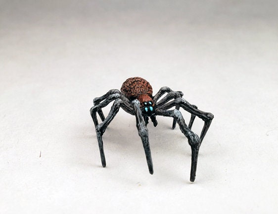 Figurine Araignée Géante - Miniature Pour TTRPG - D&D 5e, Pathfinder, Warhammer - Gris