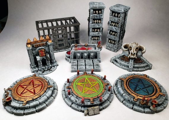Grille De Jeu Réutilisable Doctor Frikistein - 60x60cm - 2 Faces (Carrés/Hexagones) - Pour RPG Et War Games