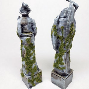 Painted Statue Mother, Father, Smith, Warrior, Maid, Crone, Wizard ...