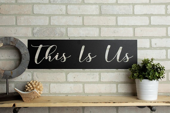 This is Us Metal Art Verse Wall Decor