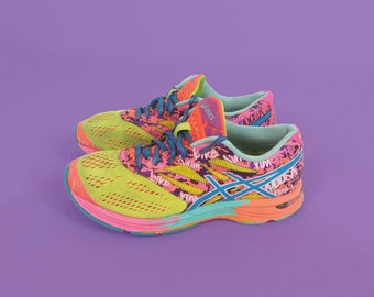asics splatter paint shoes