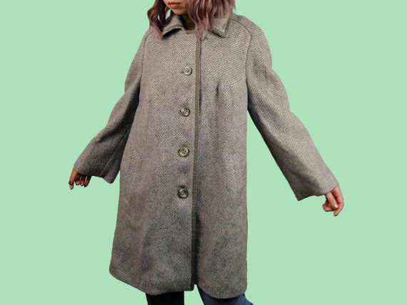 Vintage 80's West Germany Pure New Wool Coat Jacket Women - Etsy