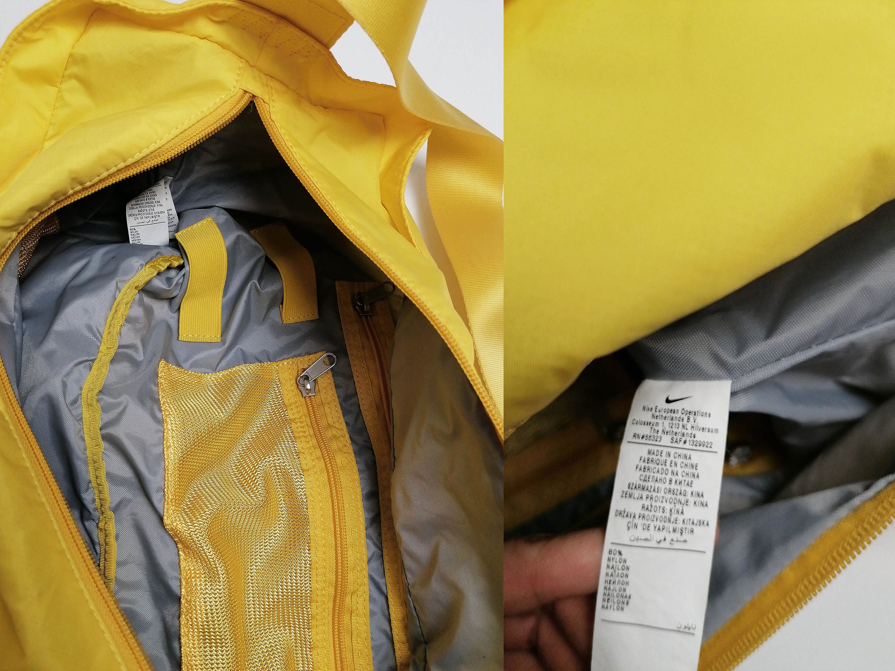 palanca Marco Polo ayuda Vintage Y2K NIKE Duffel Gym Bag gran bolsa de nylon de viaje - Etsy España
