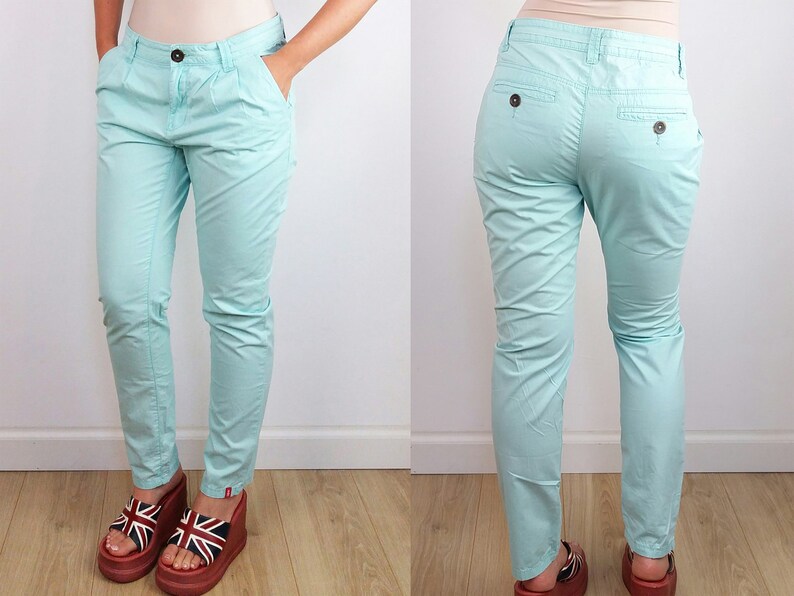 pastel blue chinos