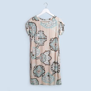 NOA NOA Y2K Dress Graphic print Retro art deco - size M