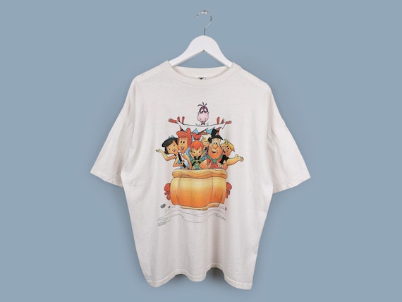 THE FLINTSTONES 1994 Vintage 90s Cartoon T-shirt Made in USA Retro