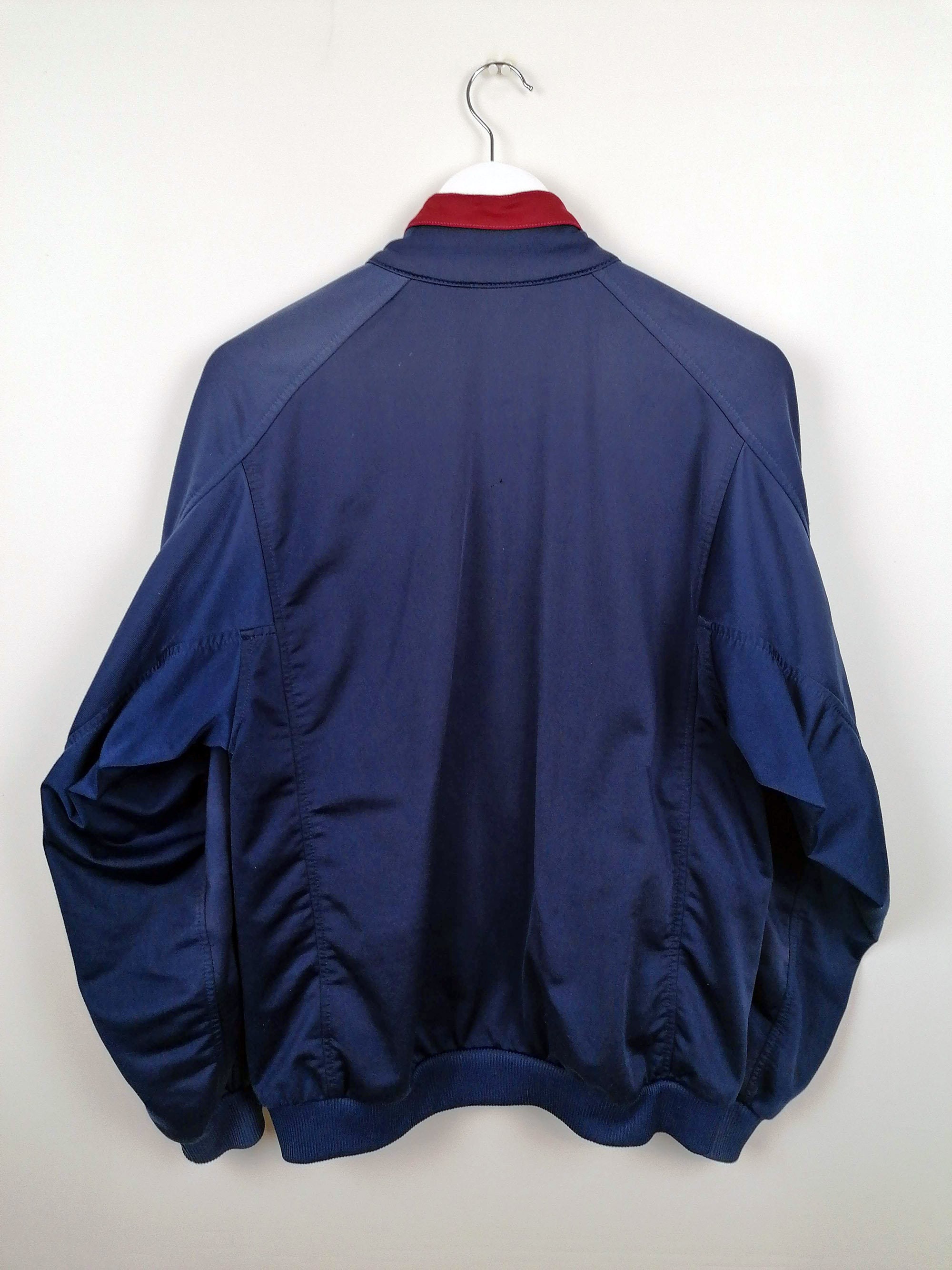NIKE Vintage 90's Track Jacket Sleeve Spell-out Logo Navy NIKE Vintage 90's Track Jacket Sleeve Spell-out Logo Navy