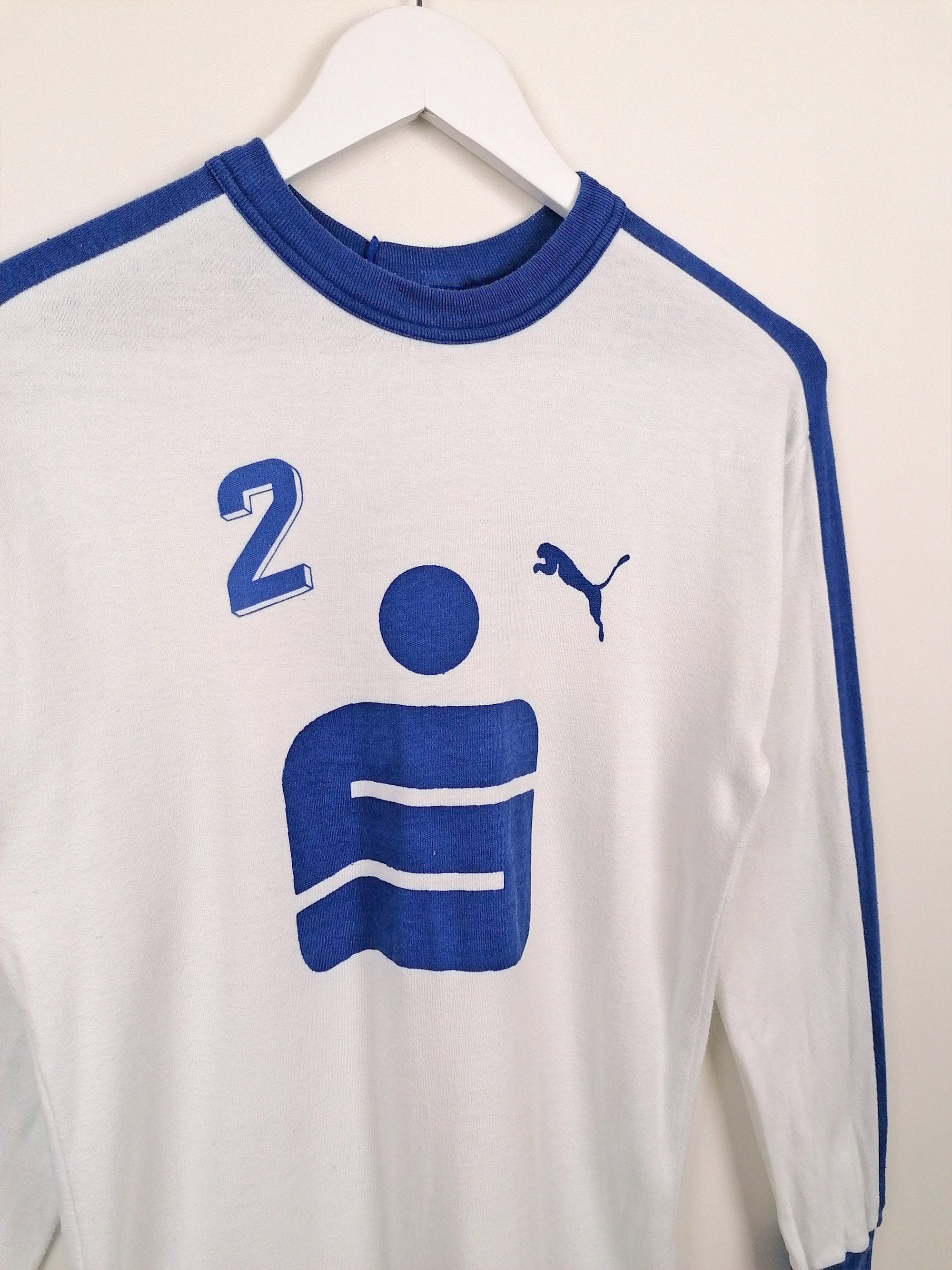 Buy PUMA Vintage 80's Football Shirt #2 Soccer Jersey Long Sleeve