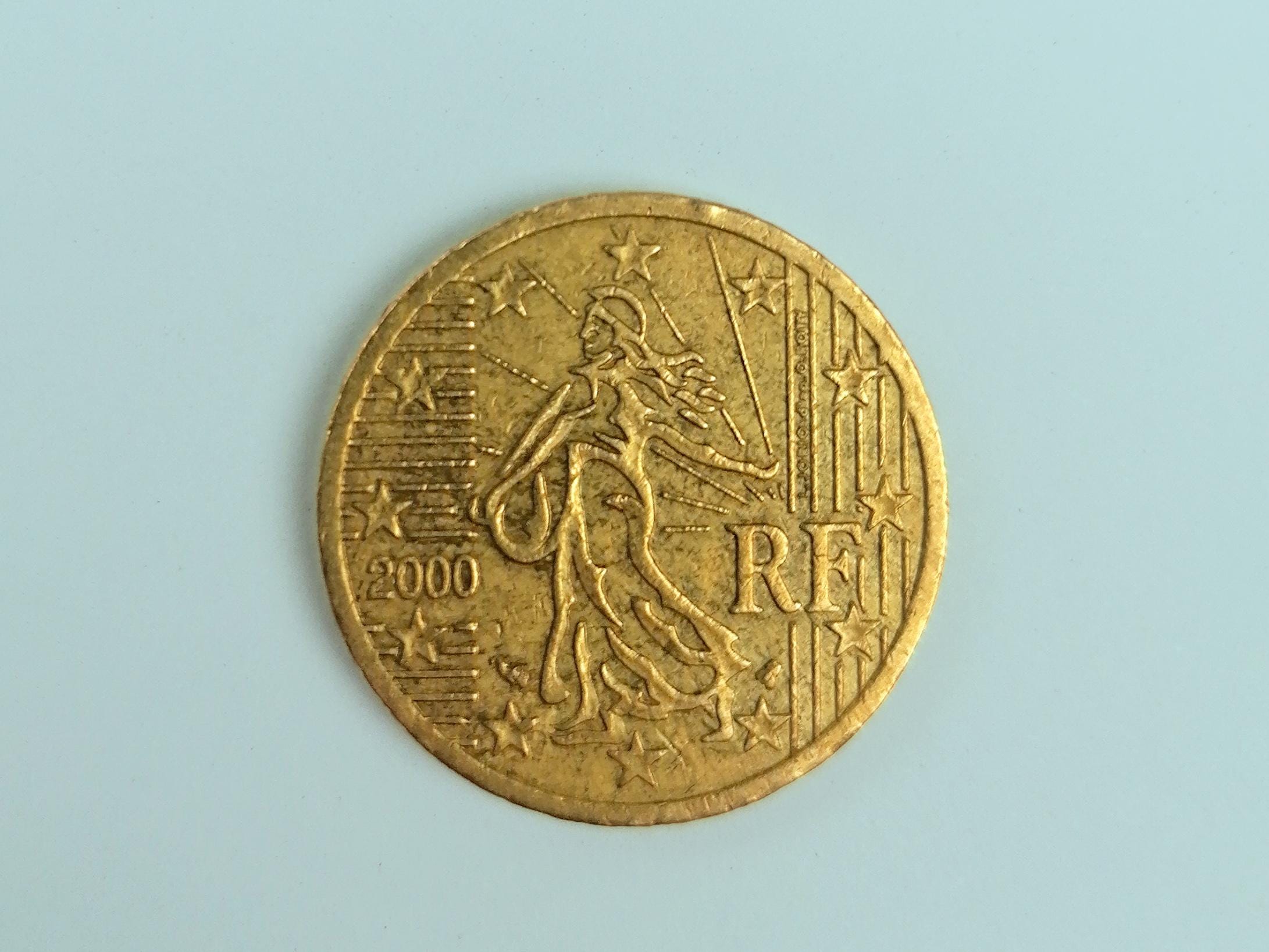 2001 france euro 50 cent coin - Etsy 日本