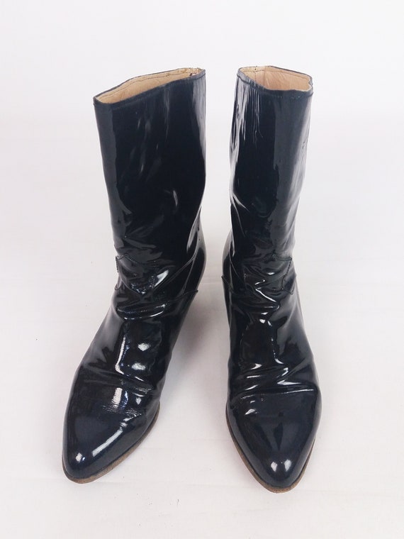 Brunella Vintage 80 s Patent Leather Boots EU 37 UK 4.5