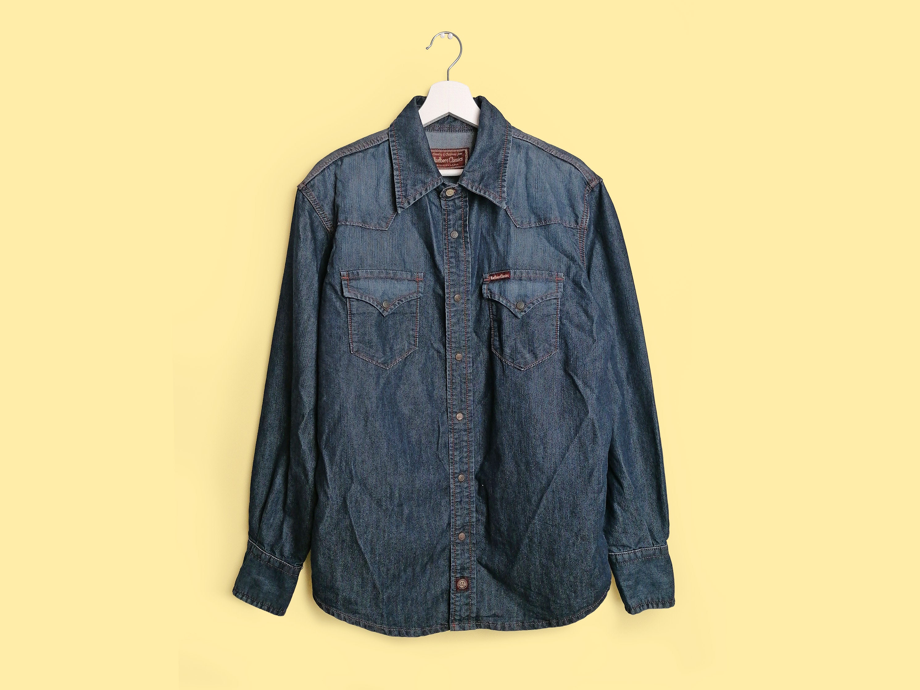 Vintage 90's MARLBORO CLASSICS Denim 