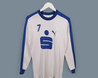 Koszulka piłkarska PUMA Vintage 80's #7 Koszulka piłkarska z długim rękawem numer 7 wyprodukowana w Austrii - rozmiar L