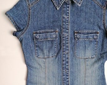 white christmas dresses Raisonnel Denim Skater Dress / L / Denim main image 0