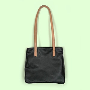 Vintage 90&#39;s Y2K Faux Leather Mod Retro Bag Shoulder Bag Black
