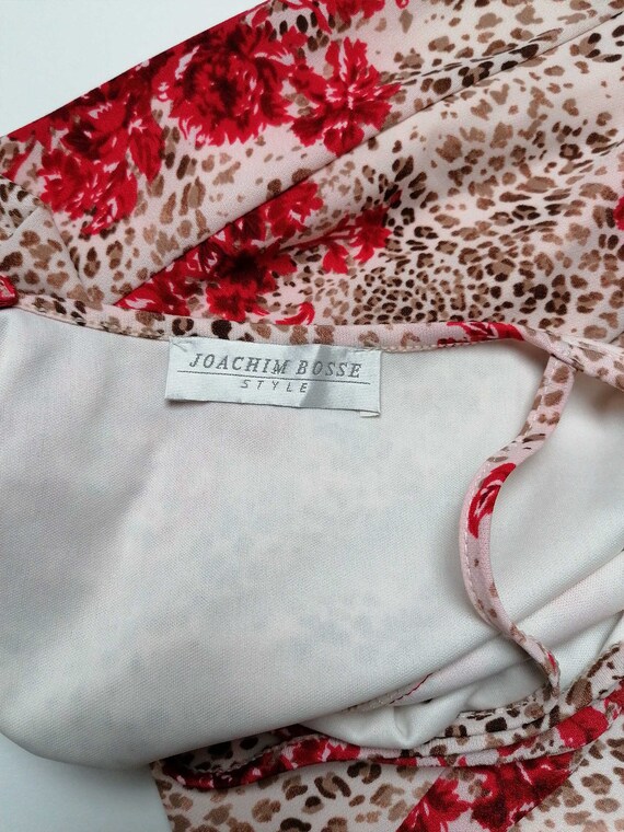 Vintage 90 S Y2k Joachim Bosse Slip Dress Animal Print Etsy Israel