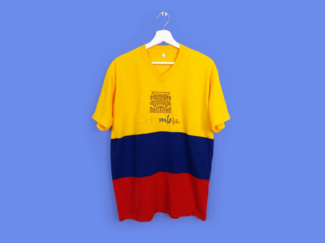 Vintage 80's 90's 'columbia' Oversized Embroidery T-shirt in