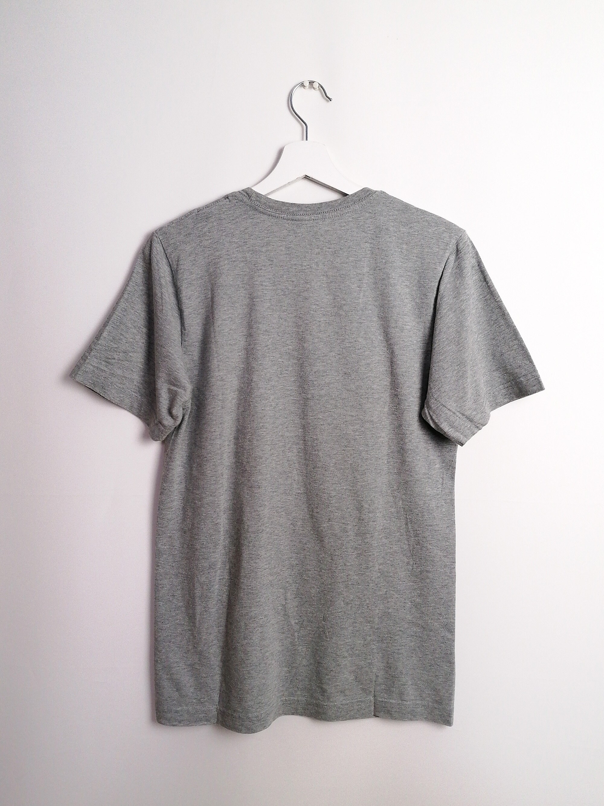 NIKE Vintage 90's Graffiti Print Shoe Nike T-shirt in Grey