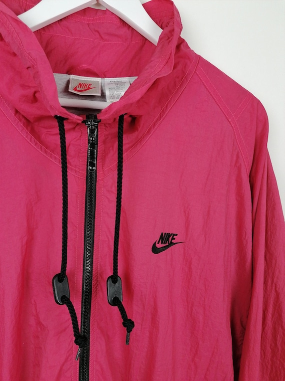 pink nike swoosh jacket