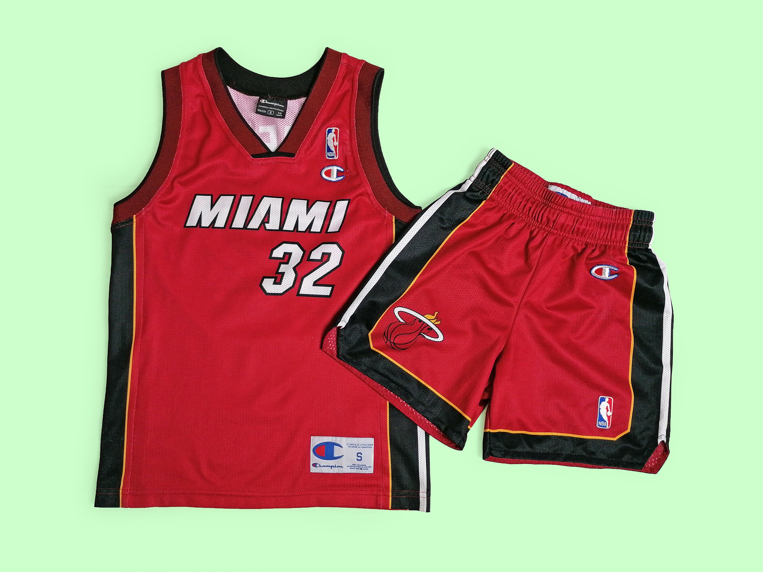 Vintage Miami Heat Champion Basketball Shorts