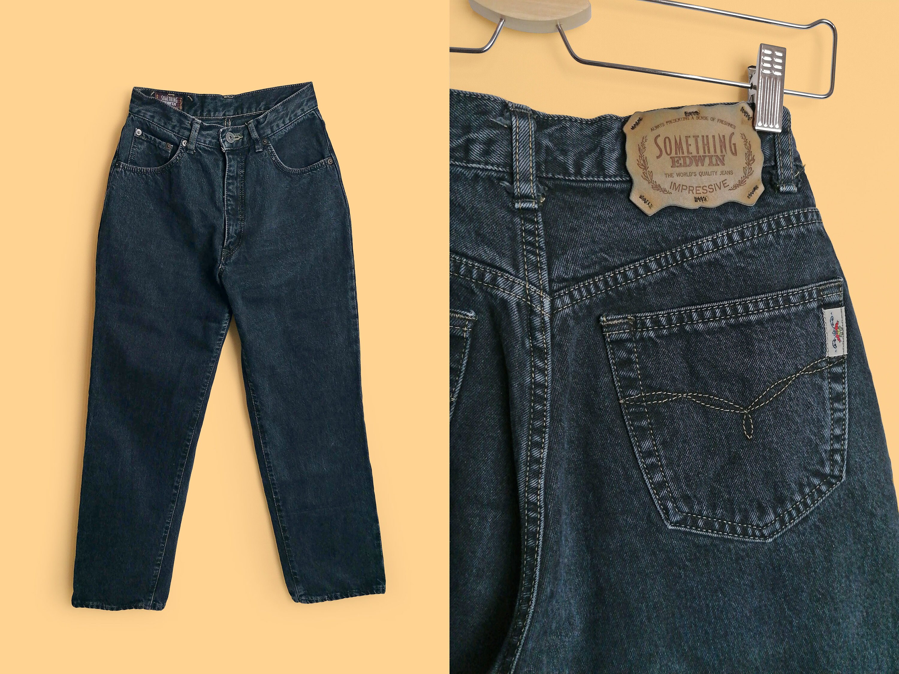 Vintage 90's SOMETHING EDWIN Made in Japan High Waist Jeans