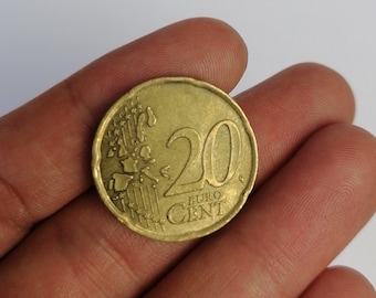 希少古銭　2002年 イタリア 20セント 硬貨 希少な20ユーロセントコイン 2002年 イタリア - ボッチョーニの彫刻