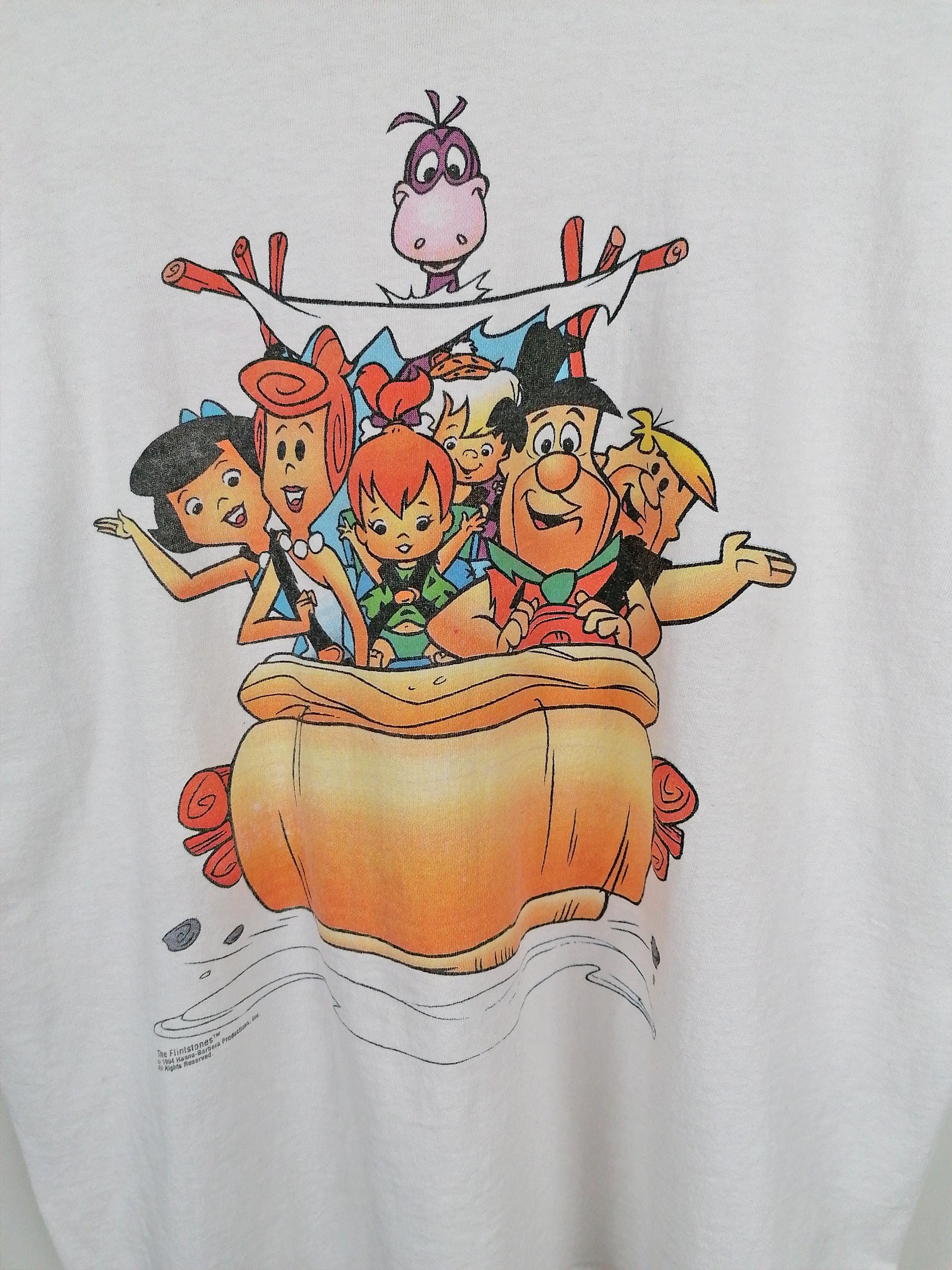 THE FLINTSTONES 1994 Vintage 90s Cartoon T-shirt Made in USA Retro