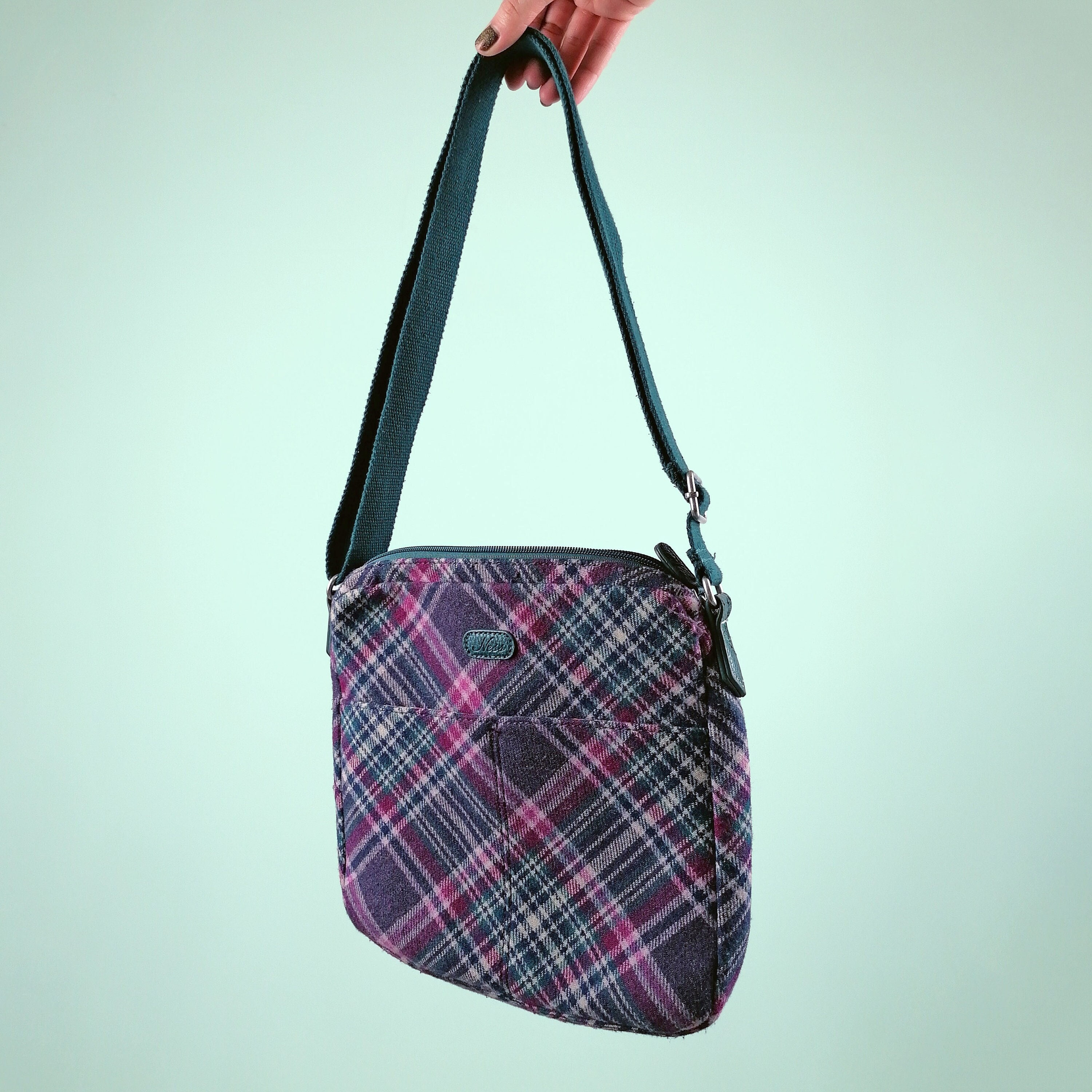 Loch Ness small zip tartan purse - An Talla Store