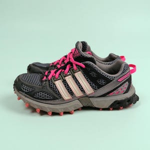 ADIDAS Kanadia tr4 2011 Baskets Mud Release Gris Rose Chaussures de sport Baskets Running Chaussures de trekking Femme - Taille UK 3.5 / EU 36 / us 5