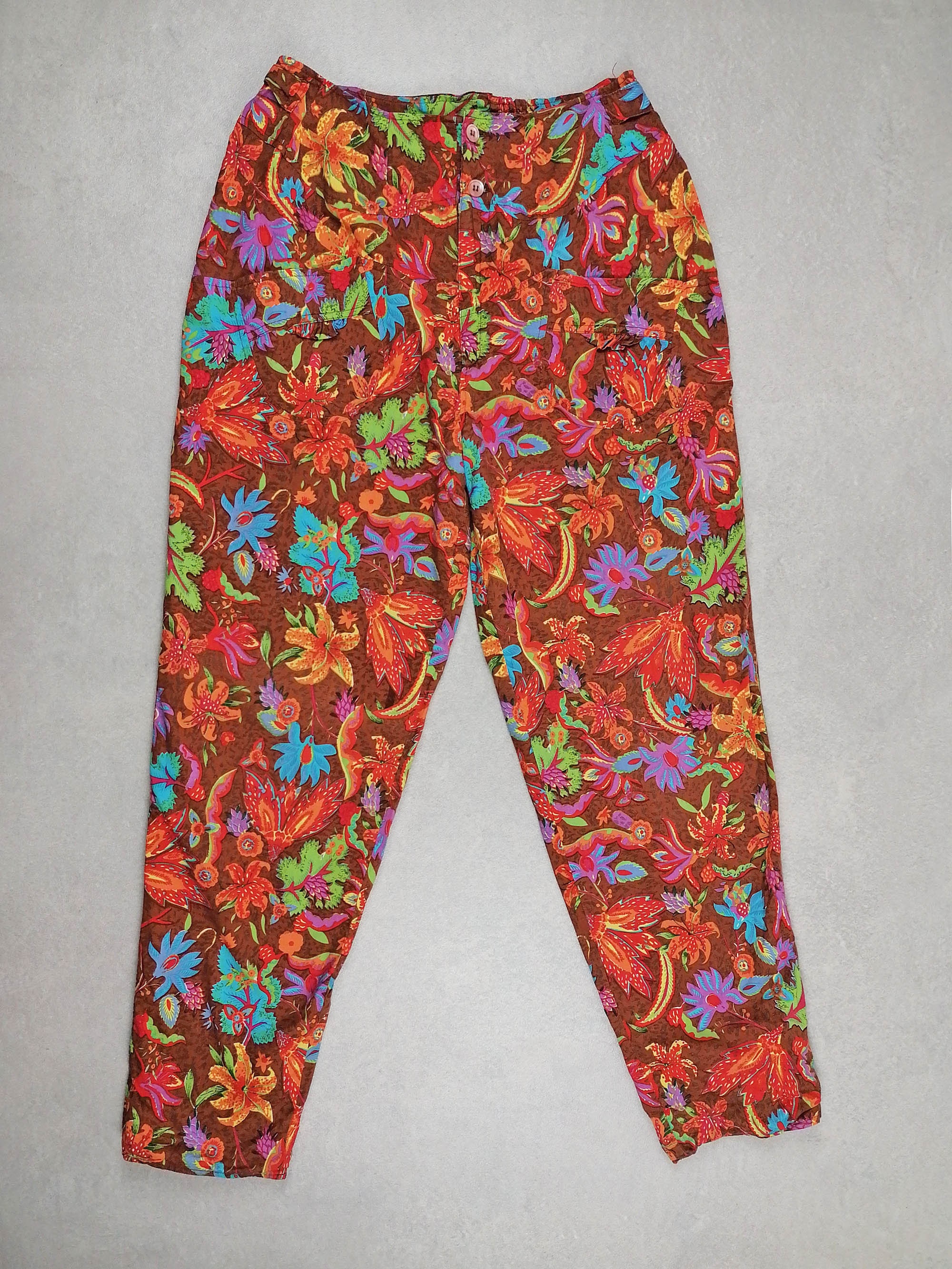 OILILY Vintage 80's Rare Baggy Cotton Pants High Waist - Etsy Canada