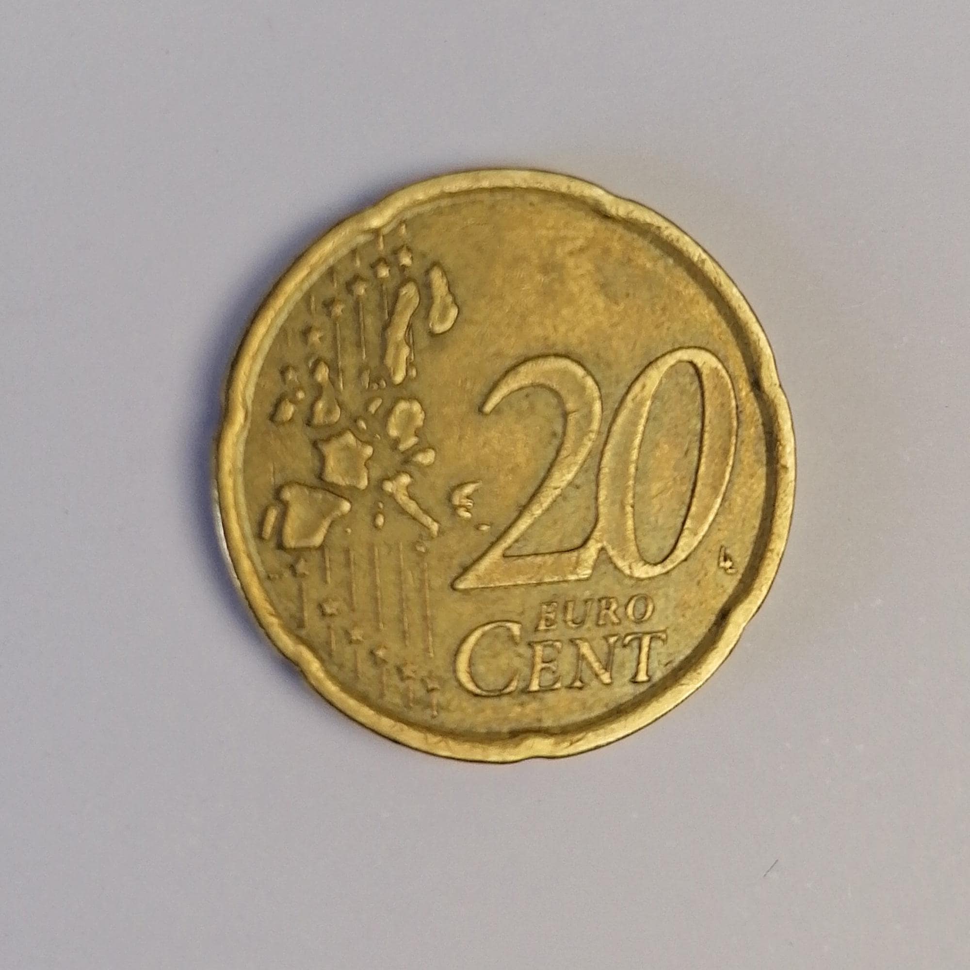 希少 20 ユーロ セント コイン 1999 スペイン セルバンテス 収集用
