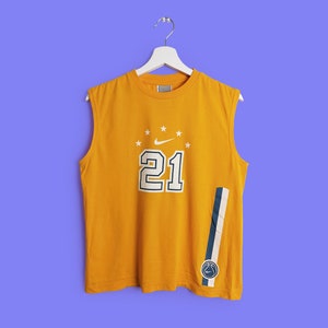 NIKE Vintage 90&#39;s Basketball T-shirt / Tank top / Vest | Teens&#39; XL / Women XS-S
