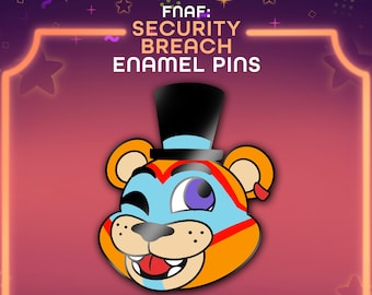 FNAF Security Breach Heart Pins – Kittenmobile