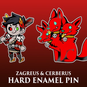 PREORDER - Hades: Zagreus and Cerberus Hard Enamel Pin