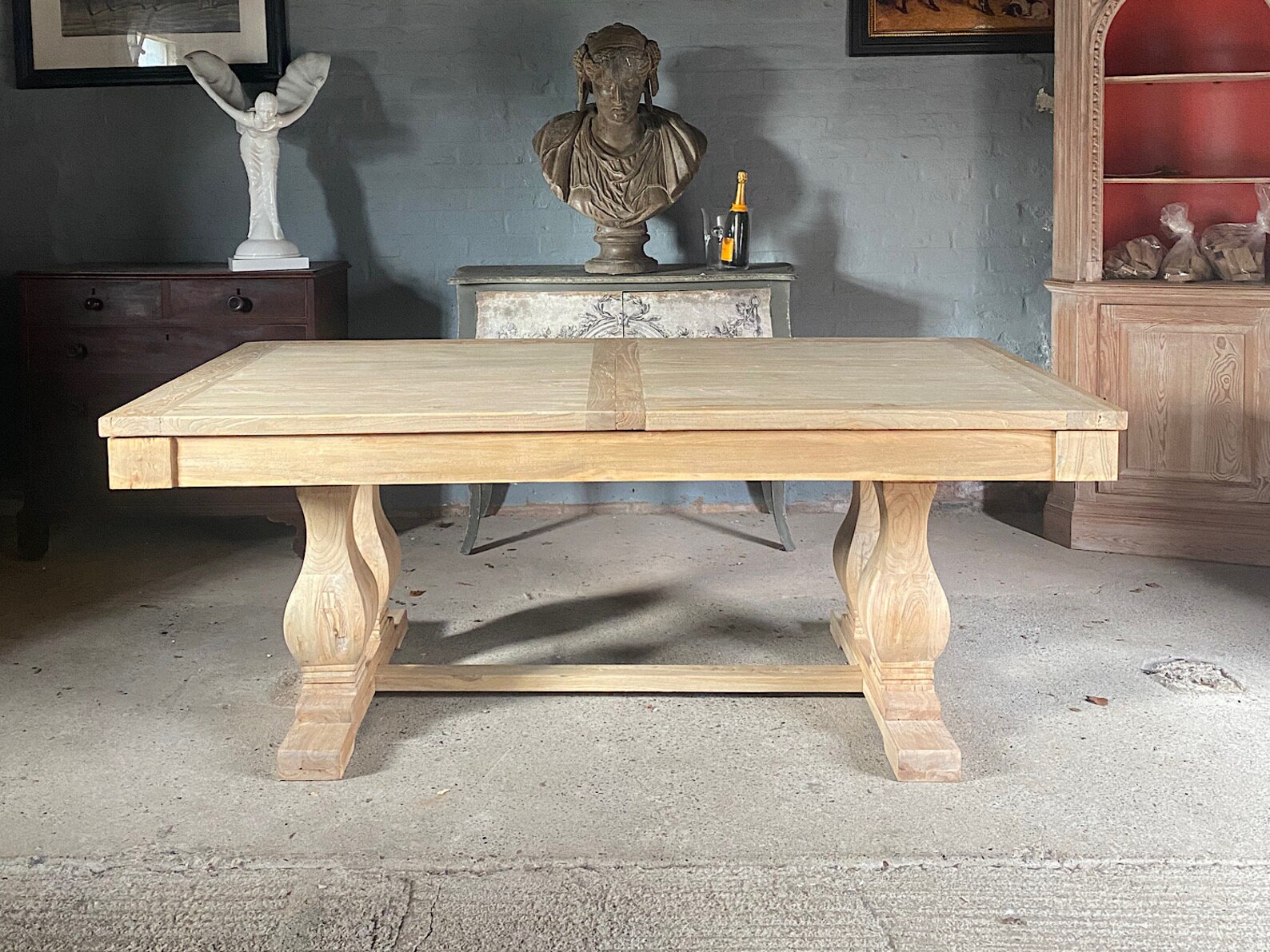 Reclaimed Extending Elm Dining Table Etsy UK