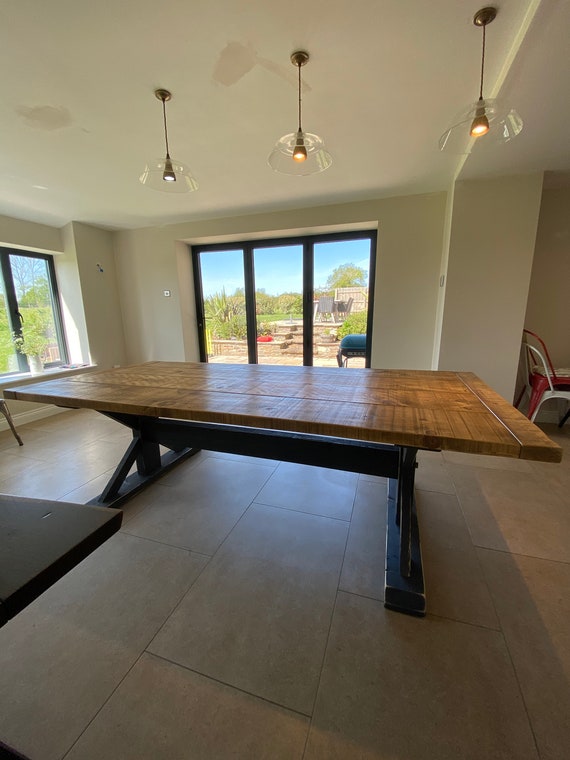 Union rustic dining table deals
