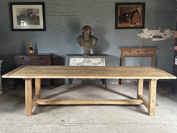 Wooden dining table etsy discount