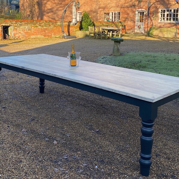 Farmhouse Dining Table Etsy UK