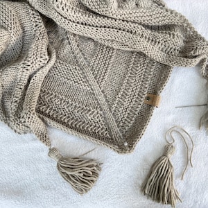 Timberland Woods Wrap Knitting Pattern